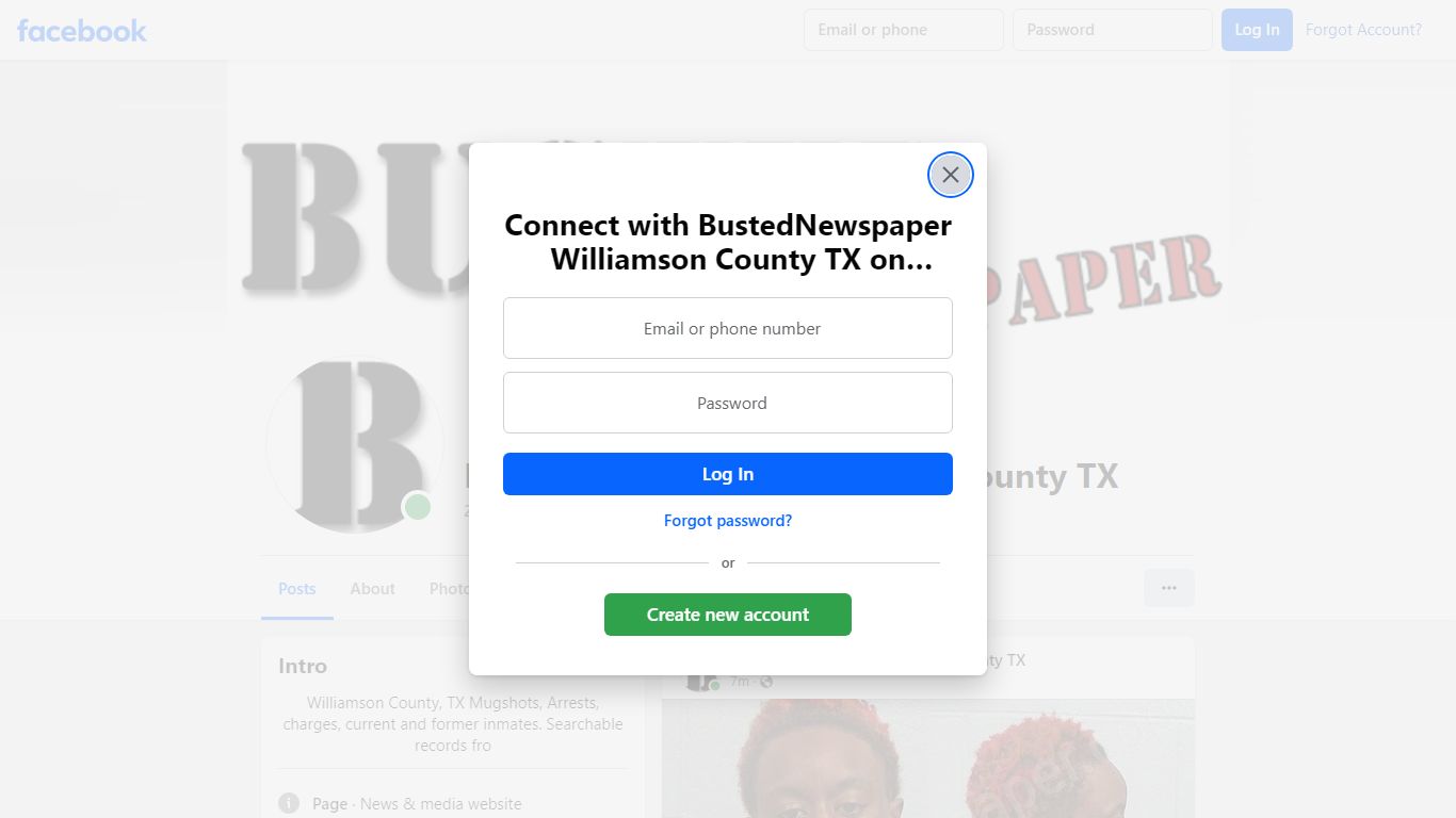 BustedNewspaper Williamson County TX - Facebook